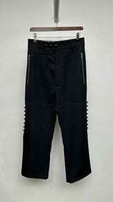 Namacheko Embelished Paneled Wide Pants