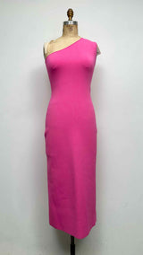 ADAM LIPPES One-Shoulder Knitted Dress