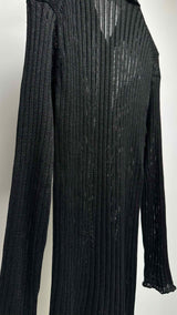 Comme Des Garcons Homme Plus Long Rib Cardigan