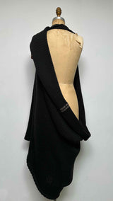 Rick Owens One-shoulder Asymmetrical Draped Knitted Dress