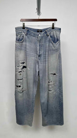 Balenciaga Trompe Loeil Wide Sweat Jeans