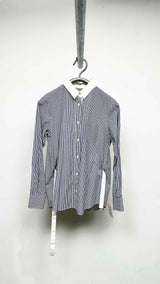 Sacai Waist-buckled Stripe Shirt