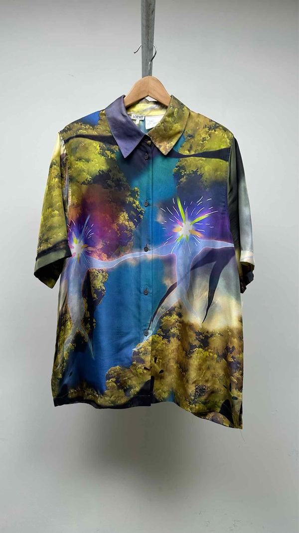 LOEWE x Studio Ghibli S/S Printed Silk Shirt