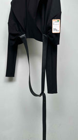 Alaia L/S Hooded Wrap Top