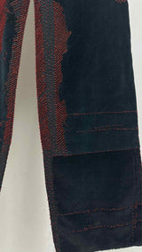 Jean Paul Gaultier "Vampire" Blood Drip Velvet Pants