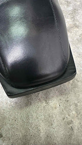 Balenciaga Square-Toe Bloc-Rim Derby