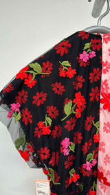 Simone Rocha Half and Half Floral Tulle Dress