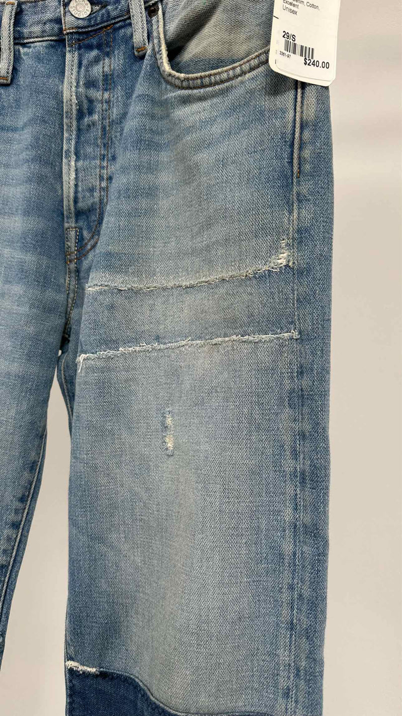 Acne Jeans Distressed Knee-patch Jeans