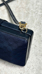 Gucci Monogram Cloth Mini Shoulder Bag