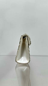 Alaia Flower Embroidered Clutch Bag