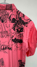Comme Des Garcons Shirt S/S Graphic Cut-out Shirt