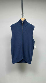Margiela Zip-up Rib-knit Ariners Vest