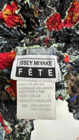 FETE Issey Miyake Shibori Pleat Printed Light Jacket