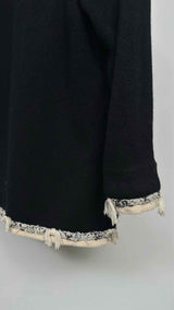 Chanel Frill-trim Cashmere Cardigan