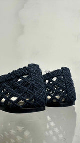 Chanel Raffia Loafers