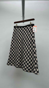 Miu Miu Tweed Check Skirt