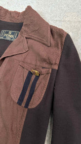 Fendi Suede Docking Knit Set-up