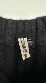 Comme Des Garcons Boiled-wool 3D Cropped Wide Pants