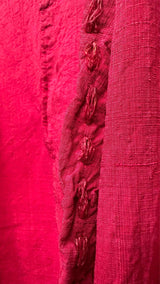Issey Miyake Chain-stitching Long Vest