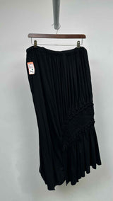 Ground Y Asymmetrical Pleated Easy Long Skirt