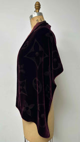 Louis Vuitton Logo Velvet Scarf