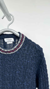 Thom Browne Fun-mix Cable-knit Sweater