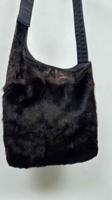 PRADA Sport Hobo Fur/Nylon Messenger Bag