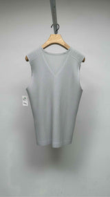 Homme Plisse Pleated Tank Top