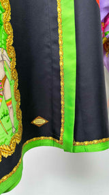 Gianni Versace Baroque Tropical Silk Shirt