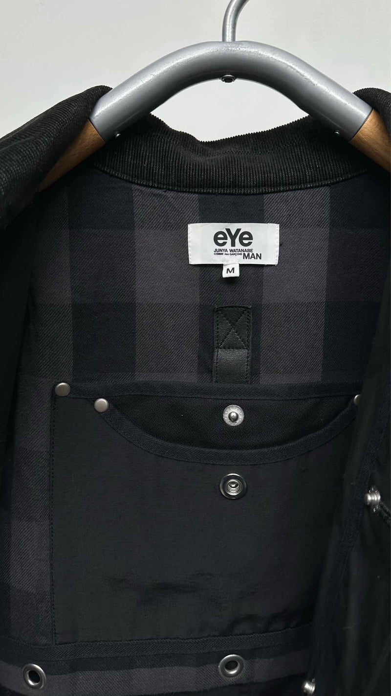 eYe Junya Watanabe Man X Seil Marschall Packable Leather-patched Jacket