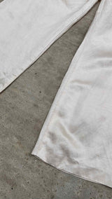 R13 Satin Wrinkle Wide Pants