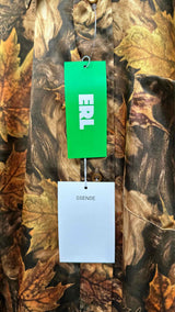 ERL Leaf-print Satin Shirt