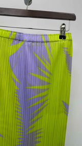 Pleats Please Botanical Pleated Skirt