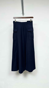 Comme Des Garcons Waist-slit Reconstructed Long Skirt
