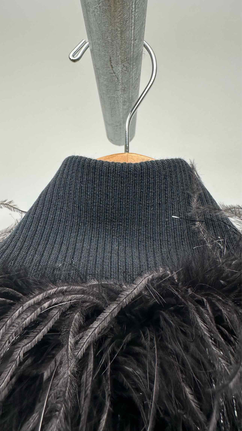 Margiela Leather / Feather Coat