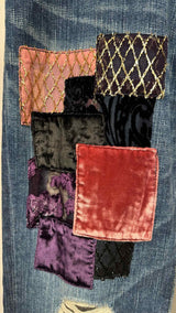 Number (N)ine Kurt Cobain Patchwork Bootcut Jeans