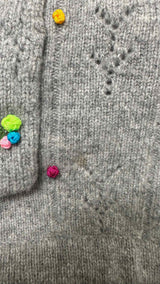 Yan Yan Knits Curious Floral-dot Hoodie