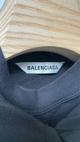 Balenciaga L/S Polka-dot Pussy-bow Blouse