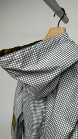 Junya Watanabe MAN Camo-hybrid Gingham-check Parka