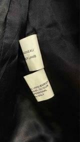 MUGLER Patent-embossed Leather Jacket