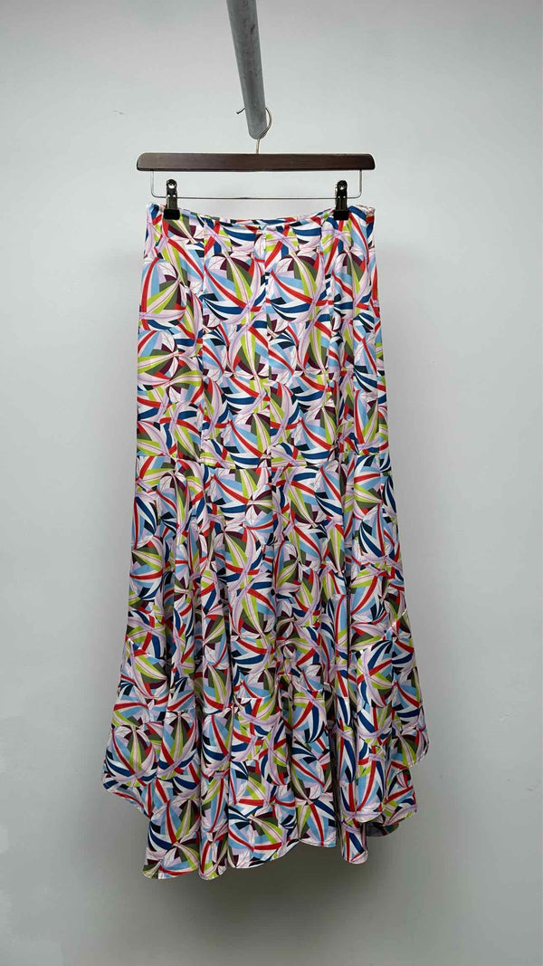 Adeam Printed Wraffle Skirt