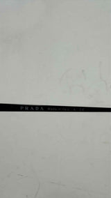 PRADA SPR61V Rimless Rectangular Shield Sunglasses
