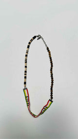Balenciaga Beaded Logo Necklace