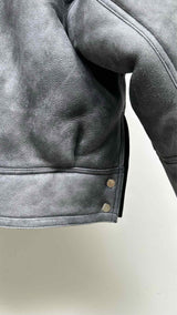Sandro Shearling Short Coat