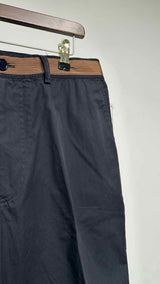 Dries Van Noten Border Waist Wide Shorts