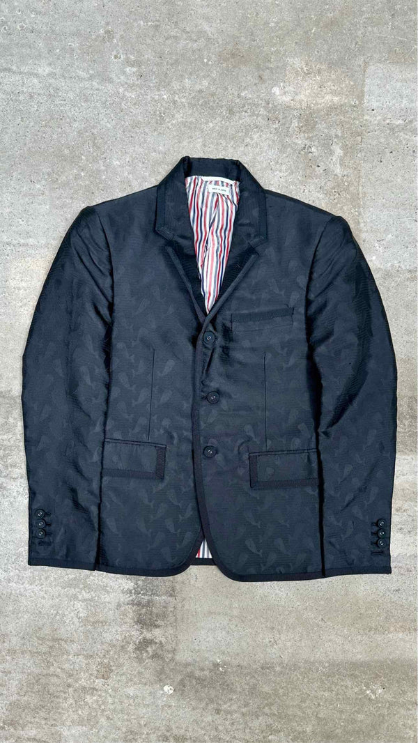 Thom Browne Whale Jacquard Jacket