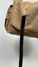 Dries Van Noten Flap Leather-trim Messenger Bag