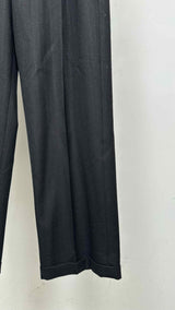 Saint Laurent Glitter Pinstripe Wide Pants