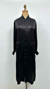 Comme Des Garçons Back Printed Satin Light Coat