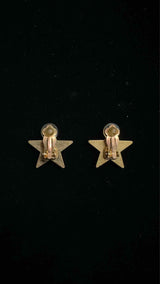 Chanel Star Clip Earrings